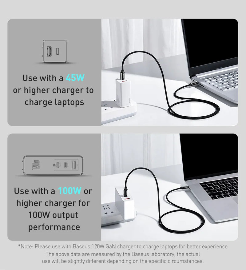 Fast Charging 100W Type-C to Type-C Cable