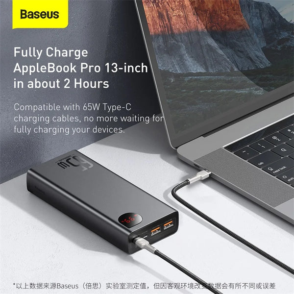 Power Bank   20000mAh Portable Charging 65W