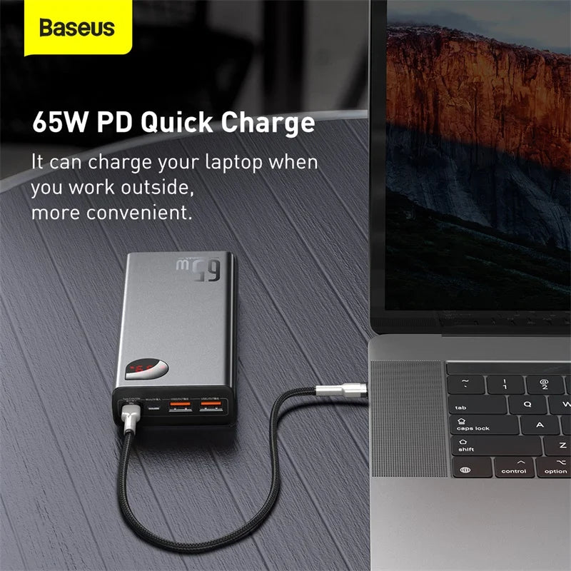 Power Bank   20000mAh Portable Charging 65W