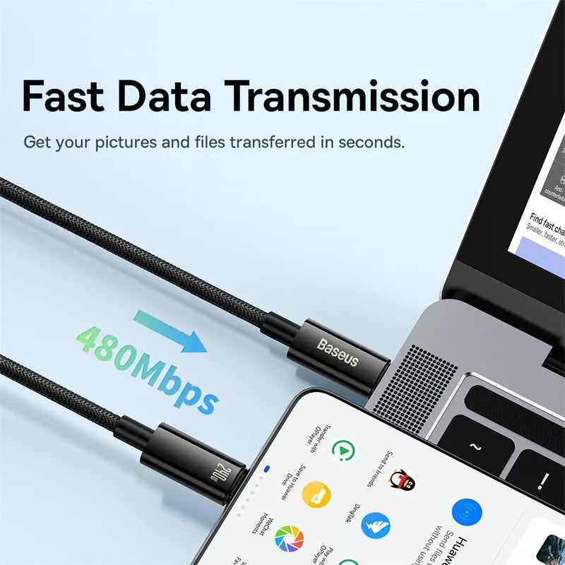 240W Supercharge Type-C to Type-C Cable