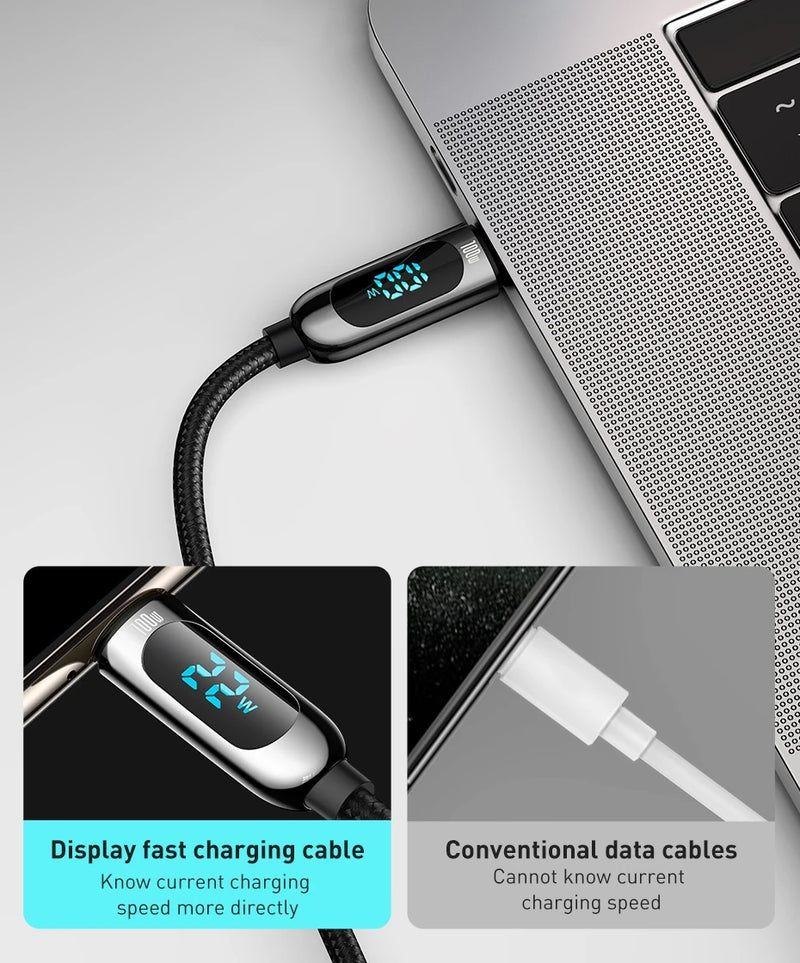 Fast Charging 100W Type-C to Type-C Cable