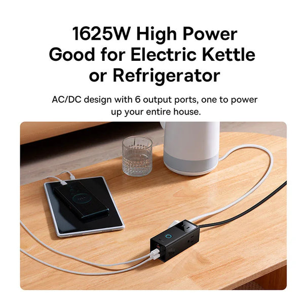 Digital Power Strip 40W   3AC Surge Protector Desktop Adapter