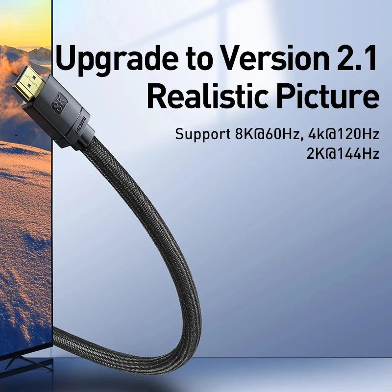 8K/4K HDMI-Compatible Cable 60Hz  48Gbps