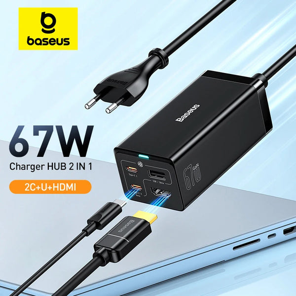 USB C Charger HUB 67W GaN5 Fast Charging