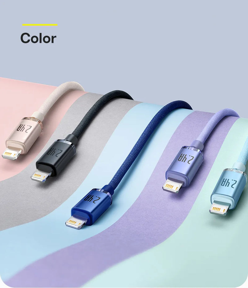 iPhone Fast 2.4A Data Charging Charger USB to Lightning Cable